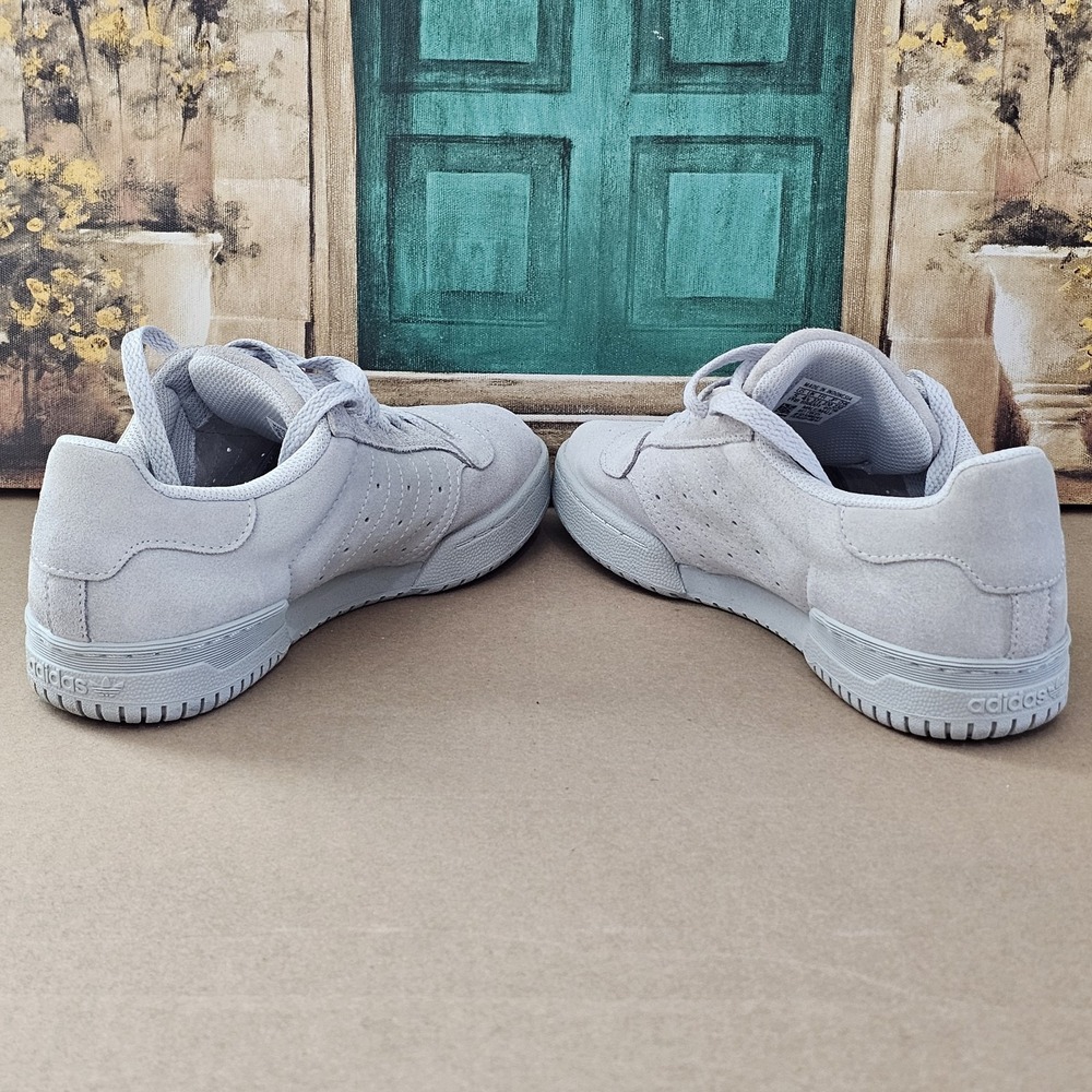 ADIDAS YEEZY Powerphase Calabasas Mens 5 Quiet Grey Off White - Picture 6 of 9